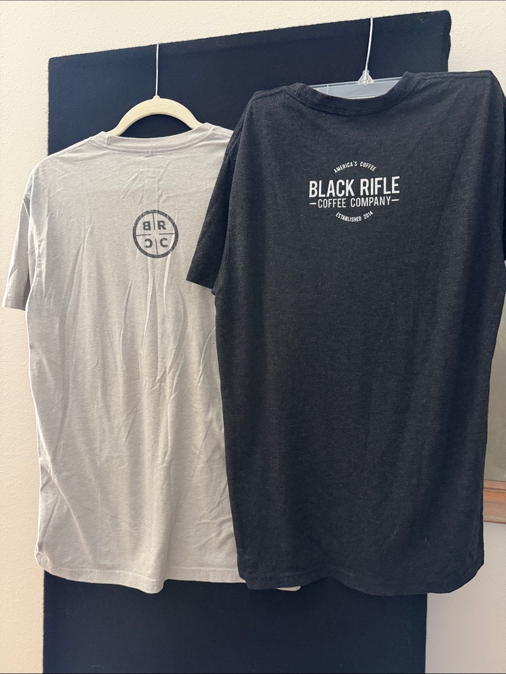 2 Men’s Gray& Black Graphic Tees - Picture 7 of 7